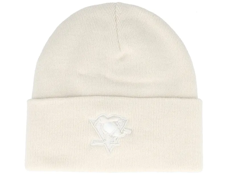Mitchell & Ness Pittsburgh Penguins Fashion Basic Knit Cream Cuff online