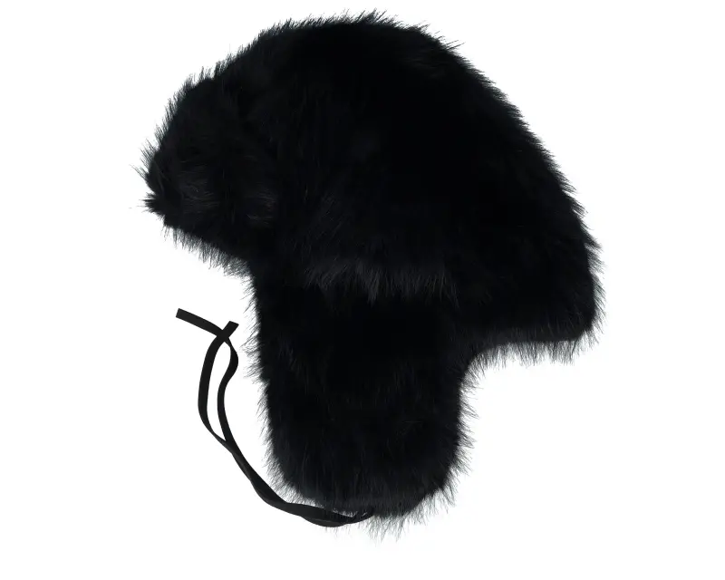 MJM Hats Faux Fur Black Trapper online