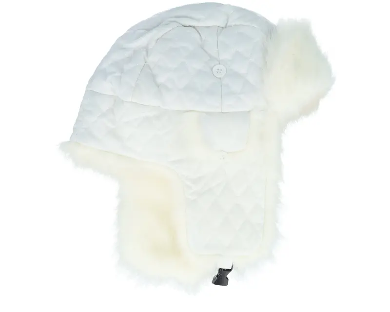MJM Hats Lillian Womens Quilted/Faux Fur White/White Trapper online