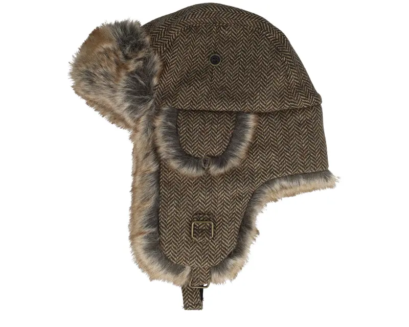 MJM Hats Niko 52 Faux Fur Brown Trapper online