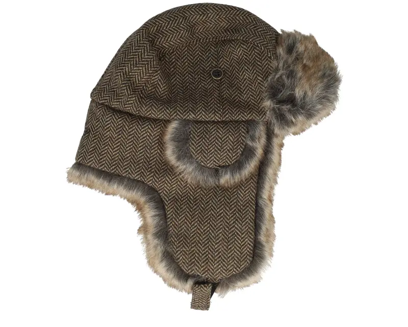 MJM Hats Niko 52 Faux Fur Brown Trapper online