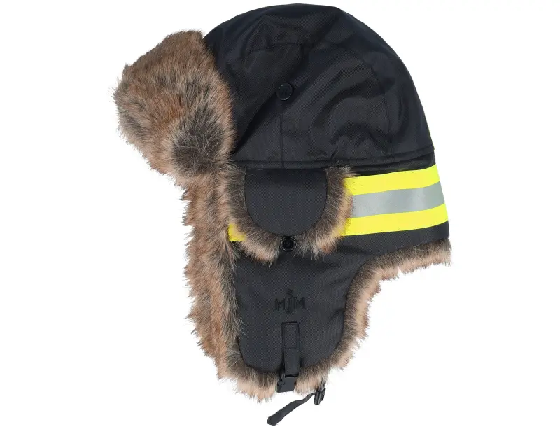 MJM Hats Reflex Faux Fur Black Trapper online
