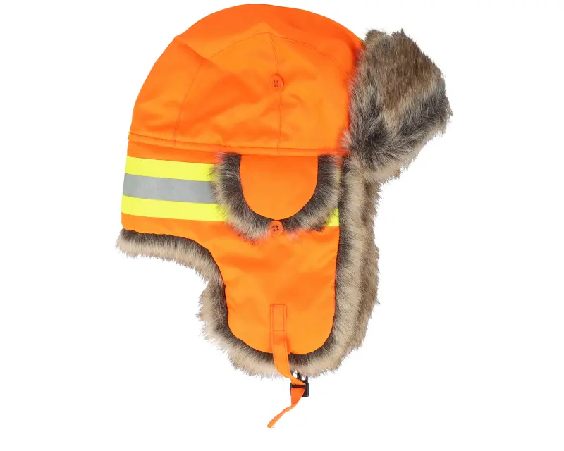 MJM Hats Reflex Faux Fur Orange Trapper online