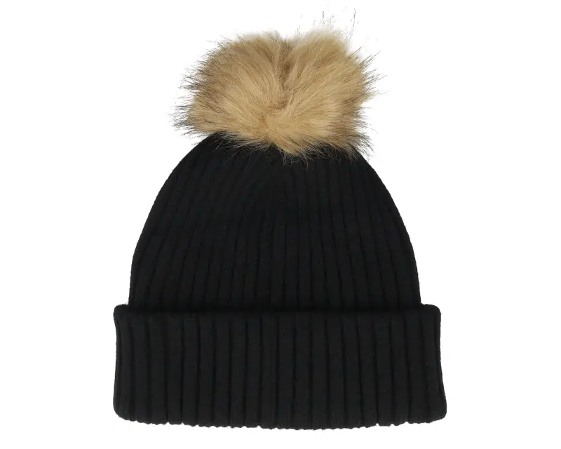 MJM Hats Womens Beanie Pia 42 Mix Black Pom online