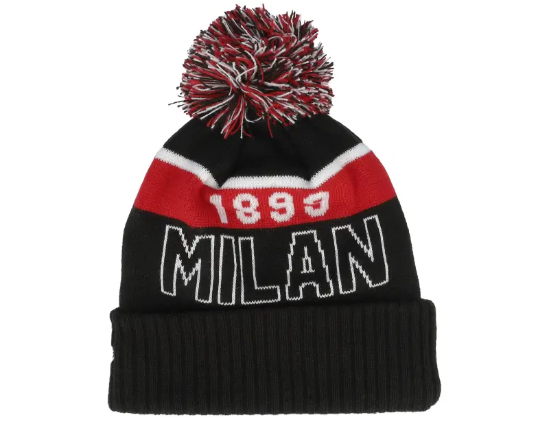 New Era AC Milan Fa25 Sport Beanie Black/Red Pom online