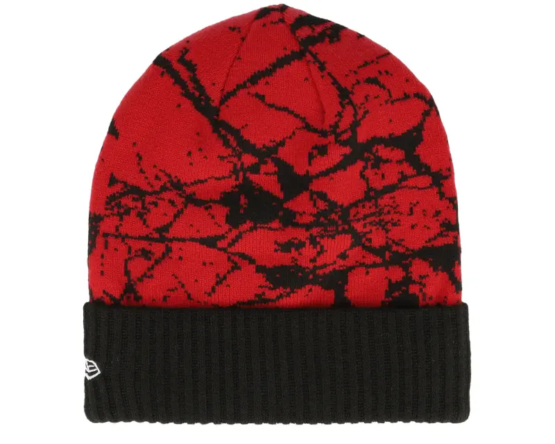 New Era Aprilia Crackle Beanie Scarlet/Black Cuff online