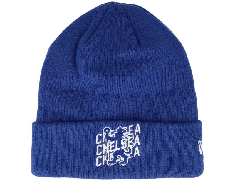 New Era Chelsea Wordmark Overlay Royal/White Cuff online