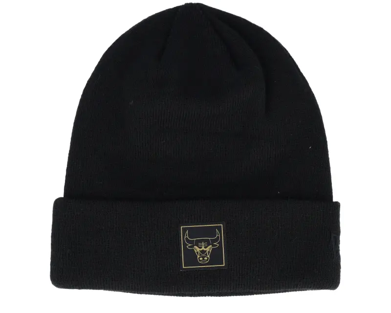 New Era Chicago Bulls Metallic Badge Knit Black Cuff online