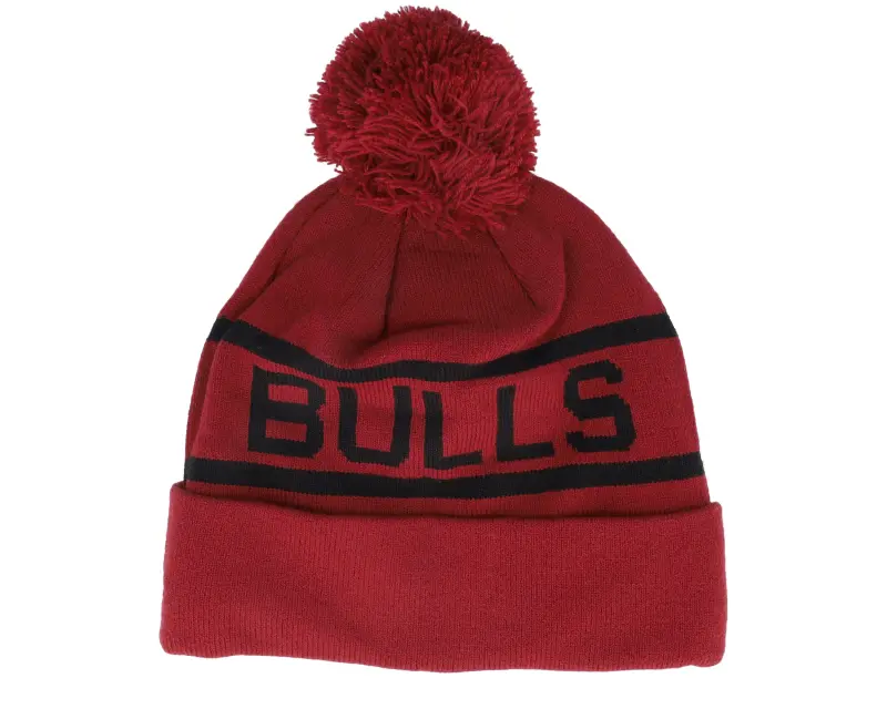 New Era Chicago Bulls Tonal Jake Cuff Beanie Cardinal Pom online