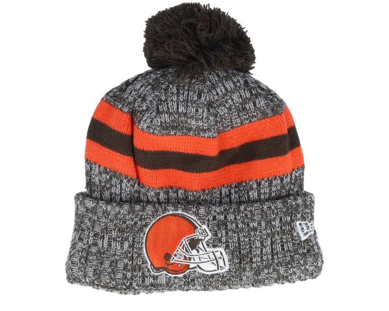 New Era Cleveland Browns Sport Knitted NFL Sideline 23 Brown Pom online