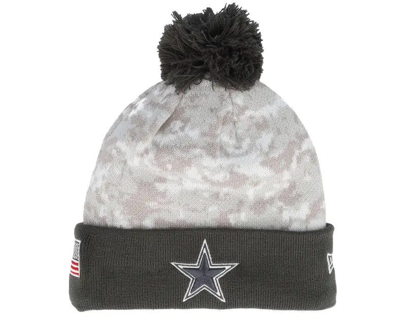 New Era Dallas Cowboys Nfl24 Salute To Service Camo/Graphite Pom online