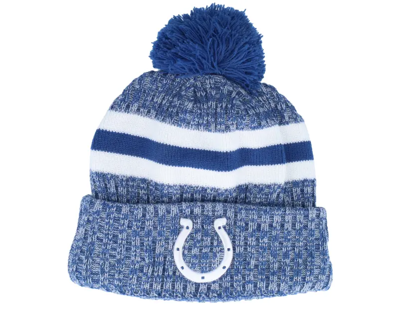 New Era Indianapolis Colts Sport Knitted NFL Sideline 23 Blue Pom online