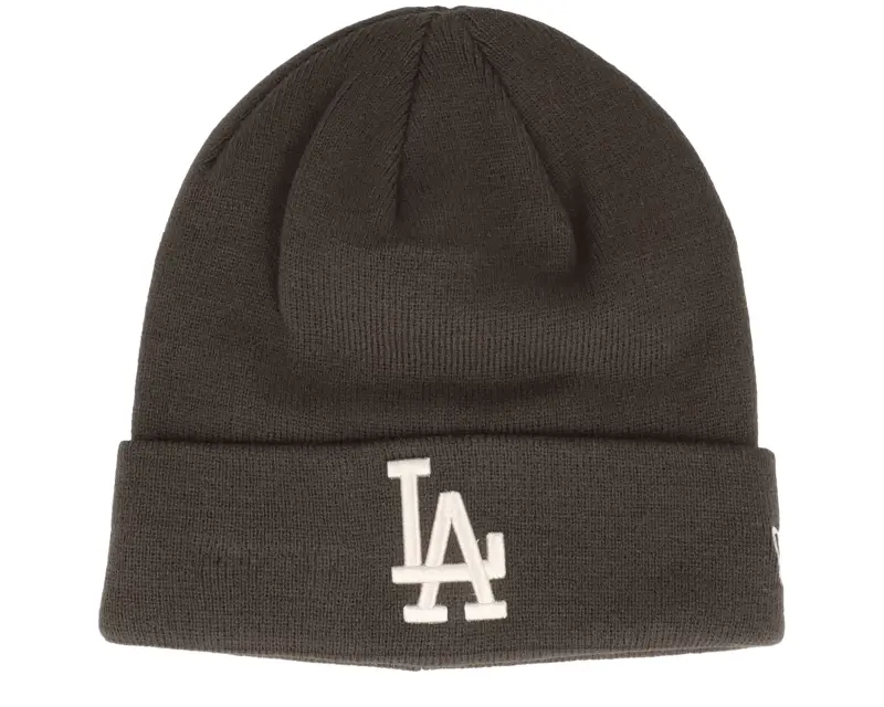 New Era Los Angeles Dodgers League Essential Beanie Brown/Stone Cuff online