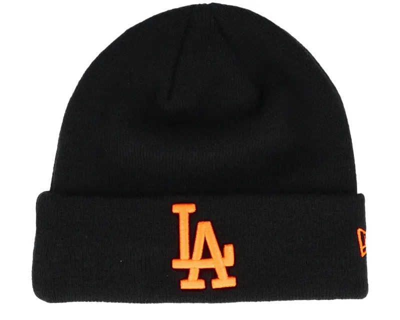 New Era Los Angeles Dodgers Neon League Essential Black/Neon Orange Cuff online
