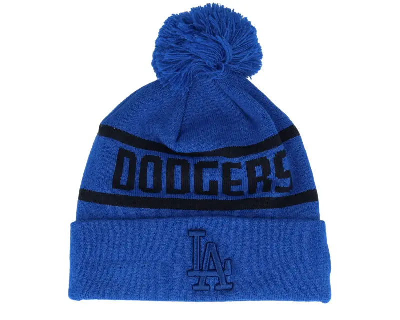 New Era Los Angeles Dodgers Tonal Jake Cuff Beanie Blue Pom online