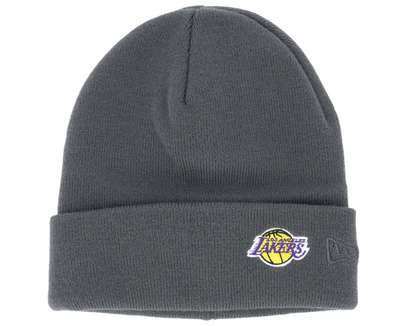 New Era Los Angeles Lakers Mini Logo Dark Grey Cuff online