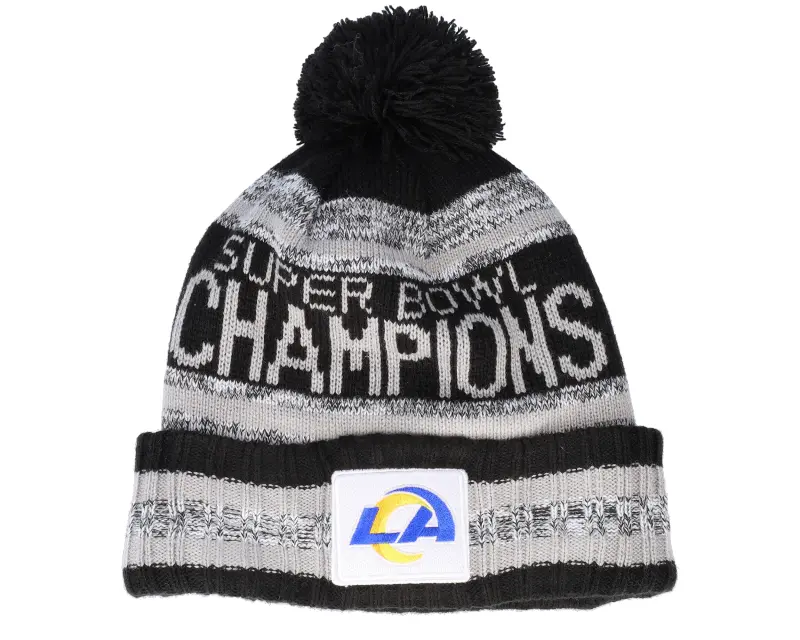 New Era Los Angeles Rams NFL Parade Knit Black/Grey Pom online
