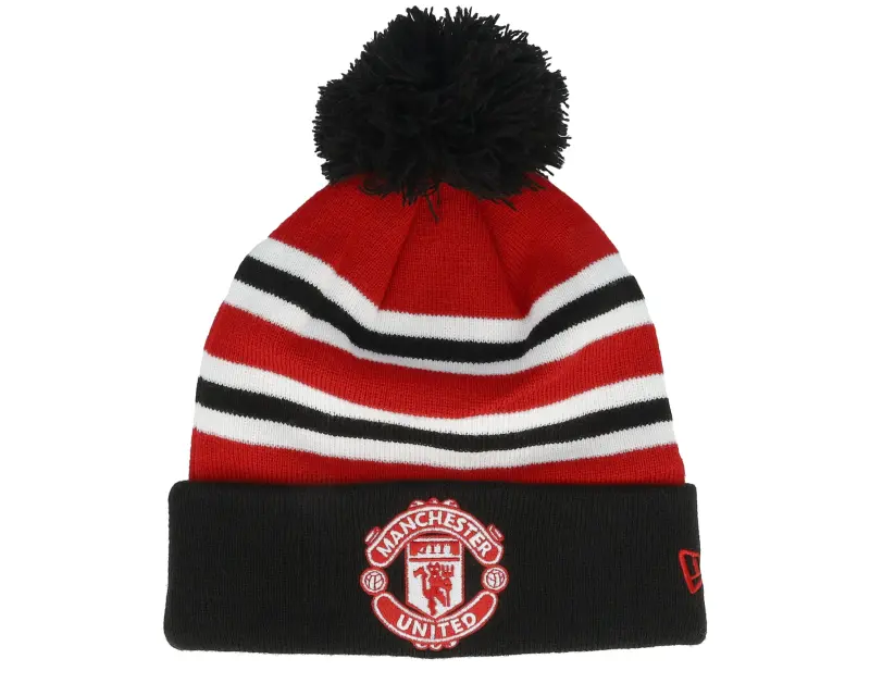 New Era Manchester United Bar Stripe Red/Black Pom online