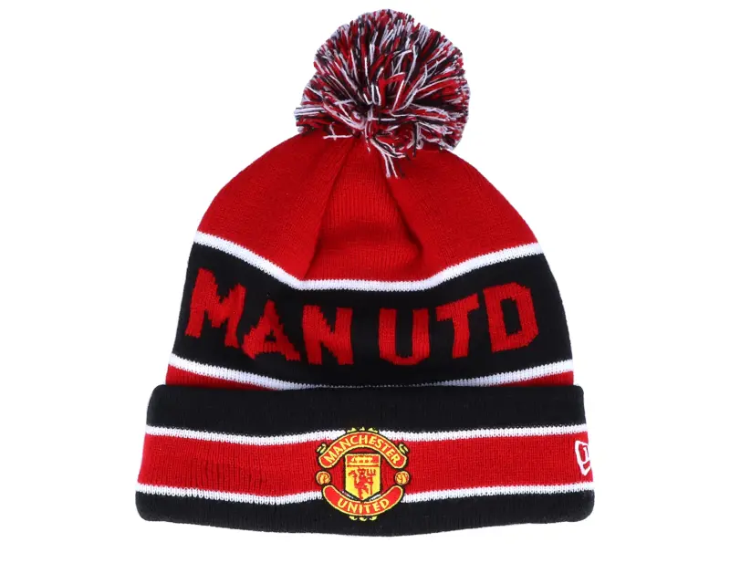 New Era Manchester United Jake Knit Red/Black Pom online