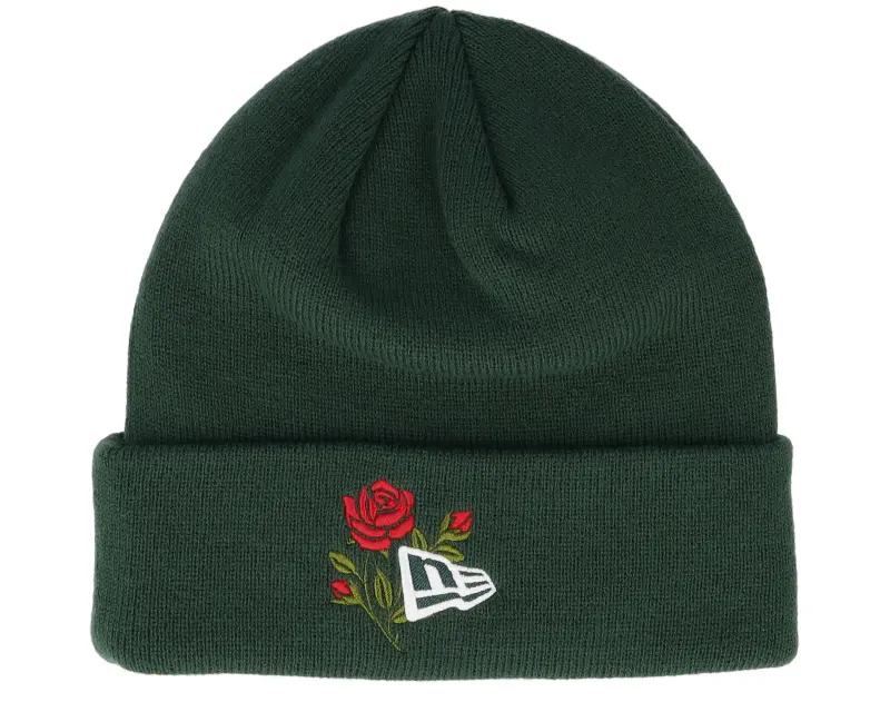New Era Ne Rose Icon Beanie Dark Green Cuff online