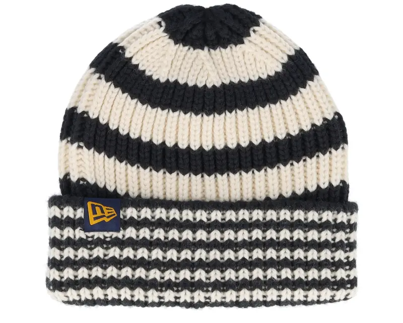 New Era Ne Stripe Knit Beanie Navy/White Cuff online