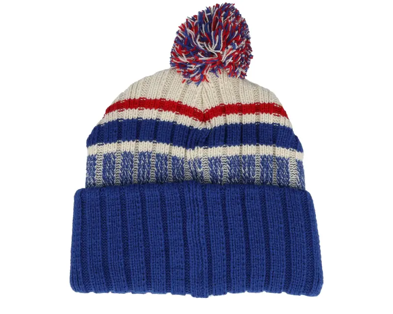 New Era New York Rangers Long Range 47 Knit Blue/Natural Pom online