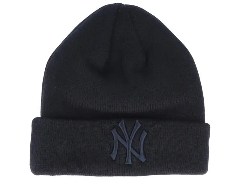New Era New York Yankees Essential Knit Black/Black Cuff online