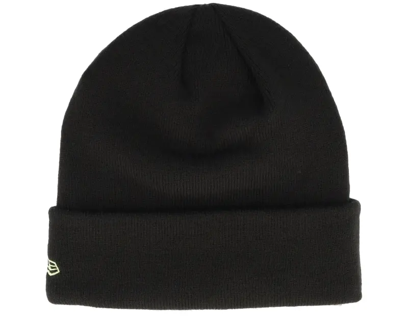 New Era New York Yankees League Essential Beanie Black/Light Neaon Green Cuff online