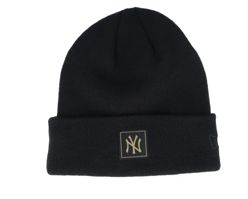 New Era New York Yankees Metallic Badge Knit Black Cuff online