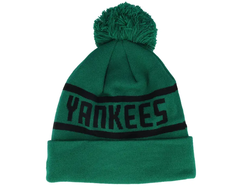 New Era New York Yankees Tonal Jake Beanie Green Pom online