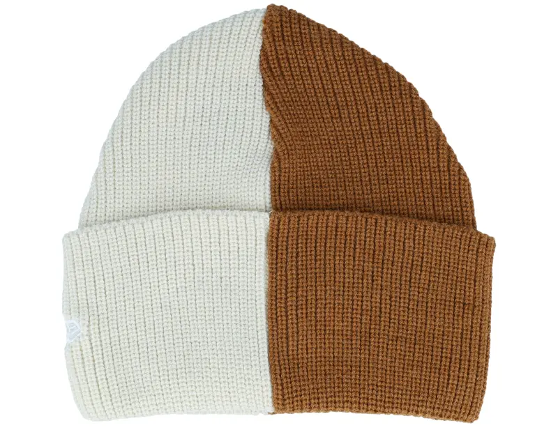 New Era New York Yankees Two Tone Wide Beanie Ney Brown/Stone Cuff online