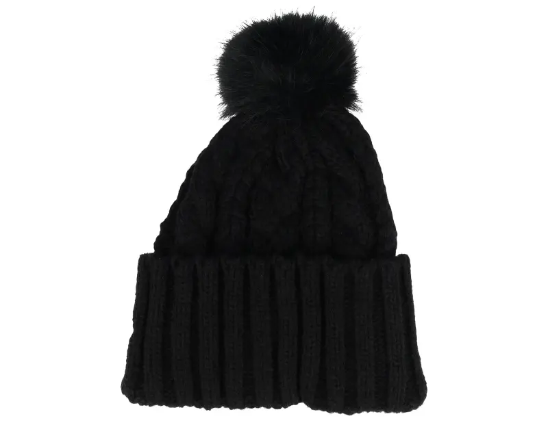 New Era New York Yankees Womens Cable Wide Beanie Black Pom online