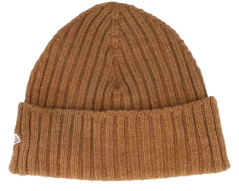 New Era Rib Short Beanie Toffee Cuff online