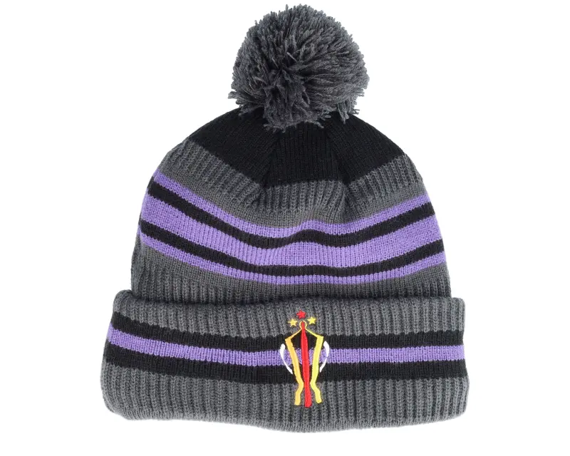 New Era Rugby League Wc 2021 Stripe Bobble Beanie Grey Pom online