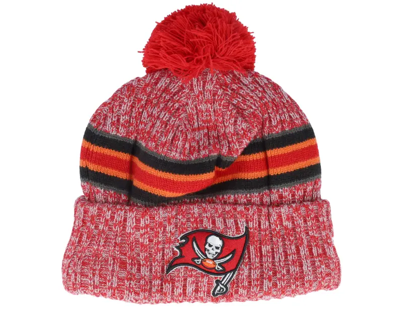 New Era Tampa Bay Buccaneers Sport Knitted NFL Sideline 23 Red Pom online