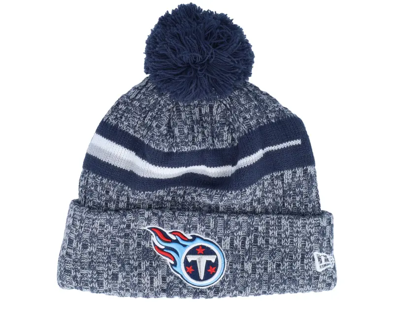 New Era Tennessee Titans Sport Knitted NFL Sideline 23 Navy Pom online