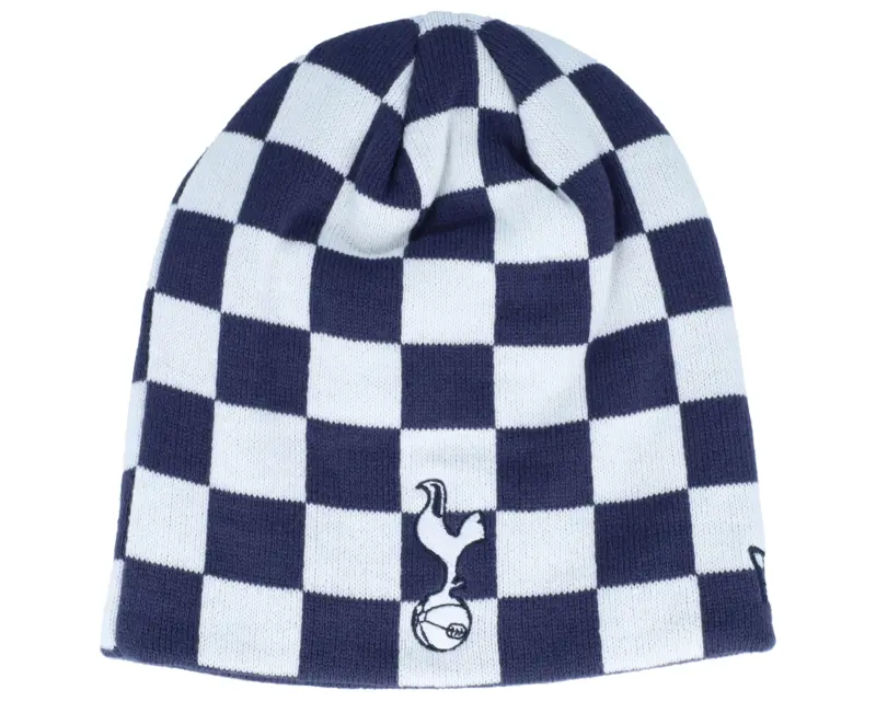 New Era Tottenham Hotspur Checkboard Navy/White Skull Beanie online