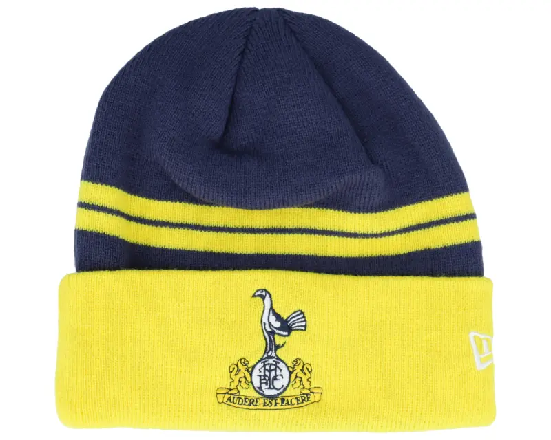 New Era Tottenham Hotspur Retro Beanie Yellow/Navy Cuff online