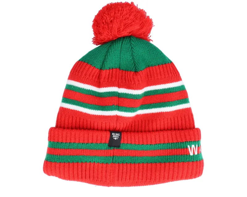 New Era Wales Sport Beanie Red/Green Pom online