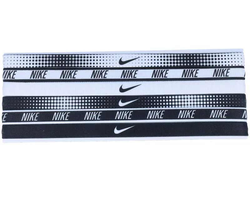 Nike 6-Pack Print Ass White/White/Black Headbands online