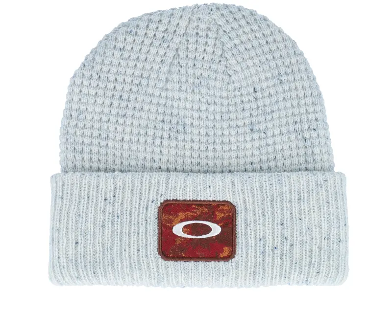 Oakley Ellipse Patch Waffle Beanie Arctic White Cuff online