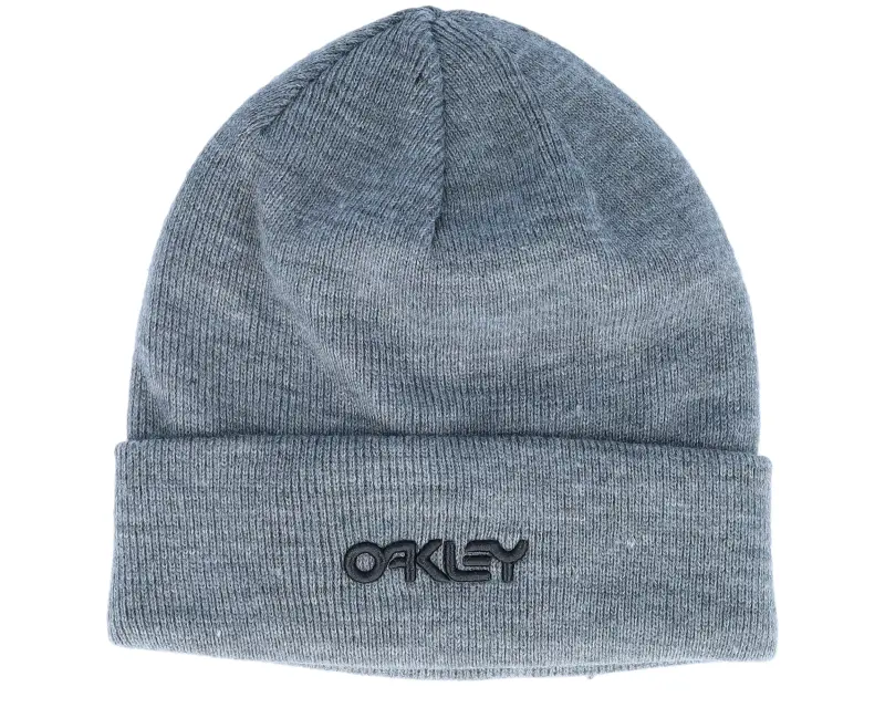 Oakley Logo Beanie New Athletic Grey Cuff online