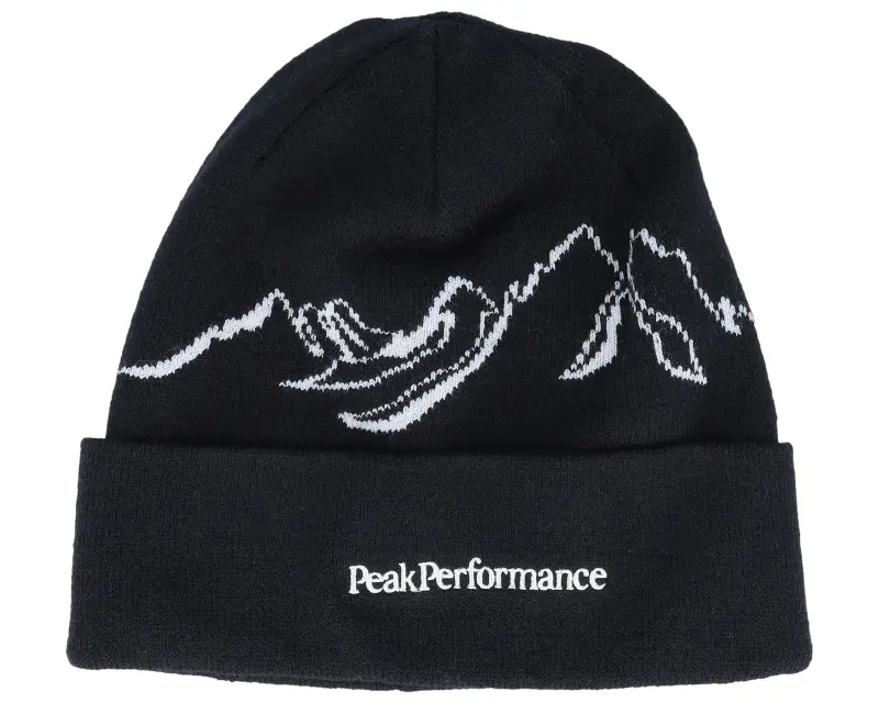 Peak Performance Mountain Hat Black/Vintage White Cuff online