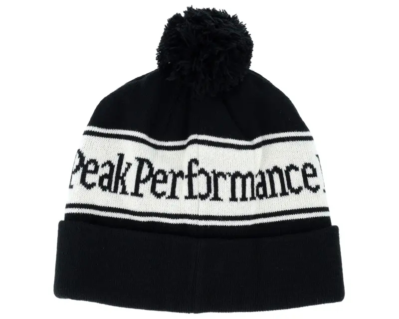 Peak Performance Pow Hat Black/Vintage White Pom online