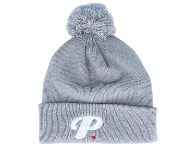 Period Period P Pom Pom Light Grey Beanie online