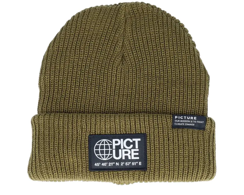 Picture Skalavik Beanie C Army Green Cuff online