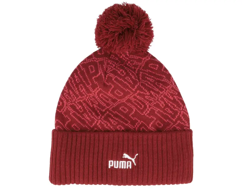 Puma Essential Beanie Intense Red Pom online