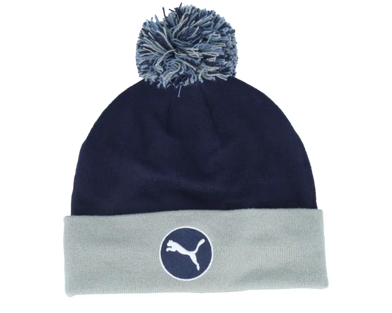 Puma Wrmlbl Removable Pom Beanie Blue Pom online