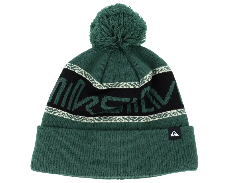 Quiksilver Summit Beanie Trekking Green Beanie Pom online