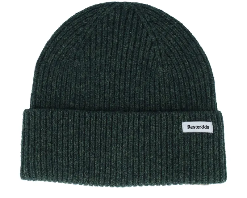 Resteröds Wool Beanie Green Cuff online